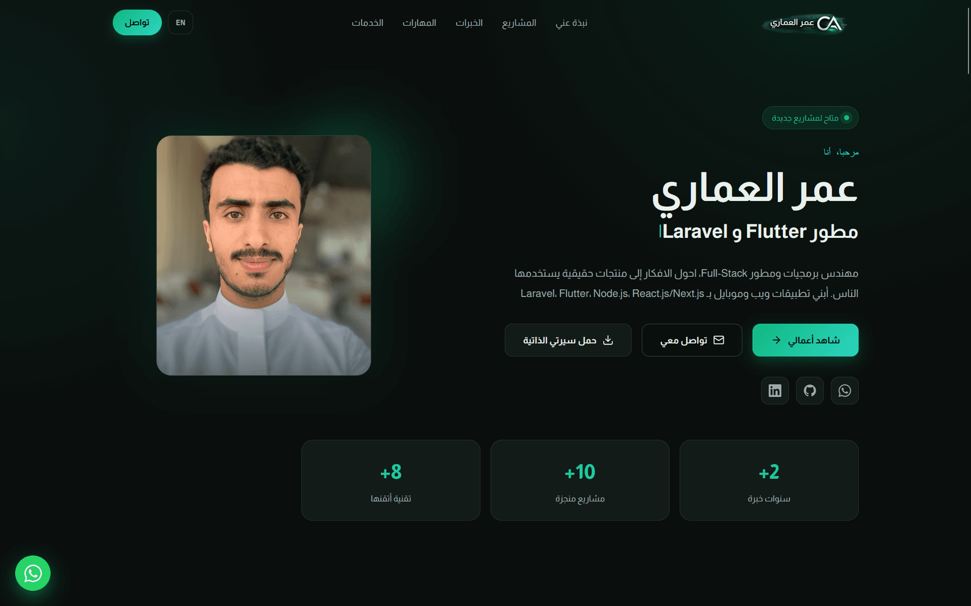 معرض أعمال احترافي
